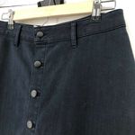 Altar'd State  Size S Mini Skirt Dark Navy Blue Button Front Stretch Photo 1