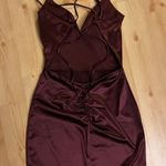 Windsor Strappy Deep Plum Dress Photo 1
