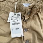ZARA  Baggy Khaki/Cargo button fly pants, size US10 / EU42, NWT Photo 8