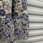 Shoshanna Faux Wrap Ola Skirt Womens XL Blue Floral Peasant Cottage Boho Ruffle Photo 6