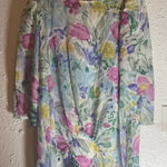 Floral Pastel Mini Dress Pink Size M Photo 0