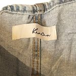 KanCan Hi Rise Belted Paperbag Mom Jeans Distressed Light Wash‎ Denim Women 29 Blue Photo 7