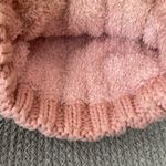 C.C Pink Knit Fleece Lined Hat with Fur Pom Photo 4