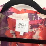 MISA Los Angeles Trina Floral Ruffle Maxi Dress in Lilac Coming Up Roses Size S Photo 6