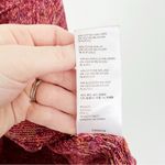 Free People  Prism Pullover Sweater Cropped Distressed Oversized Coral Combo Photo 10