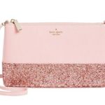 Kate Spade New York Flash Pink Crossbody Sparkled Glitter Leather Bag Chic NWT Photo 8