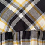 Michael Stars Plaid Popover Shirt Black, Yellow, White Size XS Photo 3
