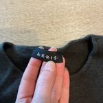 Akris  Women’s Brown Short Sleeve Crew Neck Cashmere Silk Knit Top Size 8 Photo 2