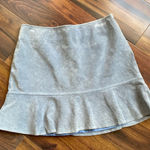 100% genuine leather MODA International Suede Leather Mini Skirt Size 6 Photo 0