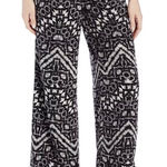 Sanctuary  Black White Chevron Print Wide Leg Palazzo Pants Size Large Photo 0