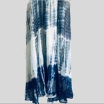 NWOT Blue Silk Maxi Tie Dye Dress💥 Size M Photo 7