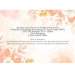 Gold Purple Floral Metallic Tassel Scarf Womens One Size Photo 12