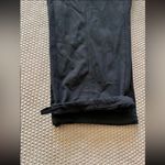 Athleta  Women’s  Crop Pants Black Zip Pocket Elastic Waist And Ankles Sz L‎ Photo 4