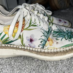 Free People Jackson White Tropical Print Espadrille Pineapple Sneakers Photo 1