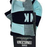 Victoria's Secret NEW  PINK Ultimate No Show Socks 2-Pack Blue Black White Photo 0