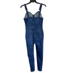 True Religion  Women's X Manchester United Skinny Stretch Denim Overall Jumpsuit Photo 1