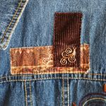 Erin London  Denim Jacket Beadwork Embroidered Photo 2