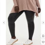 Torrid Black Faux Leather Moto Leggings Size 6(6x)
Black Photo 2