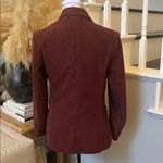 Oscar de la Renta Vintage 80’s Oscar De La Rente Corduroy Blazer Maroon Size 9/10 Photo 5