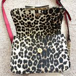 Betsey Johnson Top Handle Crossbody in Leopard/Red Photo 3