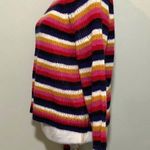 Almost Famous NWT Multicolor Stripe Retro Sweater Size Medium Photo 4