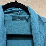 prAna Cardigan Wrap Sweater Teal Blue Long Sleeve Open Front Sz Medium Photo 3