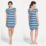 Lilly Pulitzer  Anastasia Blue Striped Dress size L‎ Photo 1