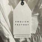 English Factory 💖 NWT White Poplin Crop Top* Photo 3