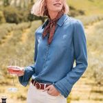 Soft Surroundings Sonnet Tencel Shirt Size S Photo 0