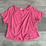 Altar'd State Oversized Crop Top Tee Womens S Pink Cotton Relaxed Fit Casual Photo 0