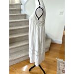 Source Unknown Vintage White Lace Trim Sleeveless Button Front Night Gown Regency Coquette Photo 1