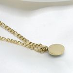 Jadeite Stone Necklace Gold Photo 2