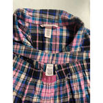 Victoria's Secret Women's  Plaid Pajamas S Top M Bottoms Pink Blue Photo 1