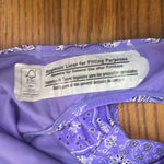 California Waves  PURPLE PRINT Flowery Flow Bikini Swim Bottom  US‎ 2 (20/22) NWT Photo 7