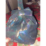 La Regale Women's  Black Iridescent Clutch One Size Photo 6