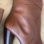 Michael Kors  Tan Heeled Boots with Chunky Heel and Smooth Leather Photo 7