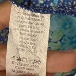 Y2K Yoyo5 Blue Floral Spaghetti Strap Tank Top Size M Funky Retro‎ Going Out Top Size M Photo 4