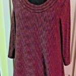 Anthropologie Anthro Saturday Sunday tunic dress maroon sz Sm Photo 0