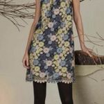 ERIN Erin fetherston Floral lace mini dress multi color feminine Boho chic Sz 4 Photo 0