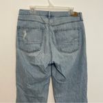 American Eagle  '90s Straight Jean Light Wash Ripped Rips High Waisted High Rise Photo 12