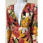 Trashy Diva Size 16 Flower Power Long Sleeve Stacia Dress Vintage 40s Pinup Photo 7