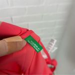 United Colors Of Benetton  Bright Pink Ruffle One Shoulder One Piece Swimsuit XS Photo 6