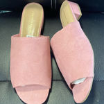 Christian Sirianio 🎉NEW Christian Siriano for Payless Slide On Heel Suede Sandals Blush Size 11 Photo 0