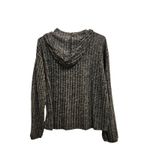 American Eagle  Gray Knit Relax Pullover Soft & Sexy Plush Hooded Sweater Small Photo 1