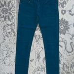 Papaya Teal Low-Rise Skinny Pants Photo 0