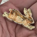 VTG Easter Rhinestone Pave Adorable Peter‎ Cottontail Bunny Brooch White Photo 2