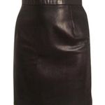 Leather Gallery Women's Black Soft 100% Leather Mini Skirt 8 Photo 0