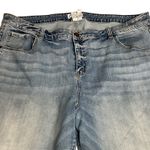 Lane Bryant Women's Signature Fit Cropped Mid Rise Wide Leg Jeans Blue Size 22 Photo 1