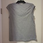 Flora's Follies Grey Pajama Short Sleeve Top L Size L Photo 4