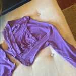 French Connection Vintage Purple Two Piece Skirt Set Size Small Photo 3